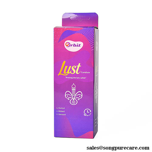 Three in One Condoms Dotted, Ribbed & Delay for Versatile Intimate Pleasure