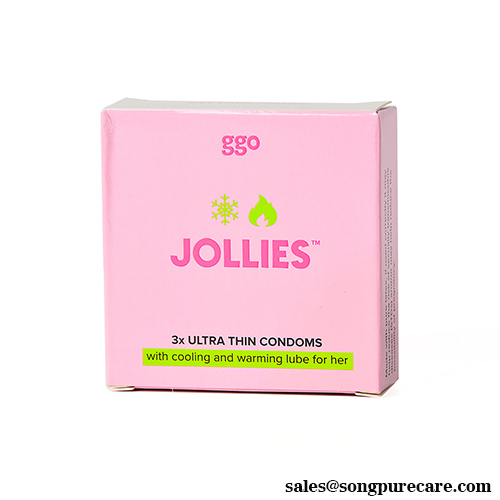 Ultra Thin Condom with Warming Cooling Lube Sensory Pleasure Tailored for Her