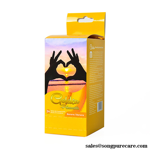 Premium Banana Flavored Dotted Latex Condom for Bulk Wholesale