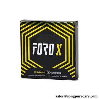 Ribbed Condoms Ultra Super Extra Ecstasy Best for Feeling