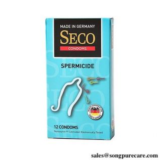 Spermicide Condom with Spermicidal Lubricant Best Latex Male