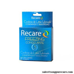 Freezing Feeling Condoms Cool Sensation for Intimate Thrill
