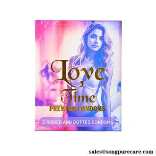 Dots and Ribbed Condoms Mint Flavour from Trusted Condom Factory